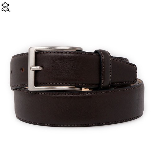 Cintura marrone uomo elegante