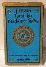 TAROT Persan De Madame Indira Tarocchi 55 Carte Senza Libretto D’epoca Come Foto