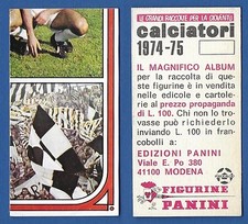 FIGURINA CALCIATORI PANINI