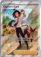 Carta Pokemon rara Cheren's