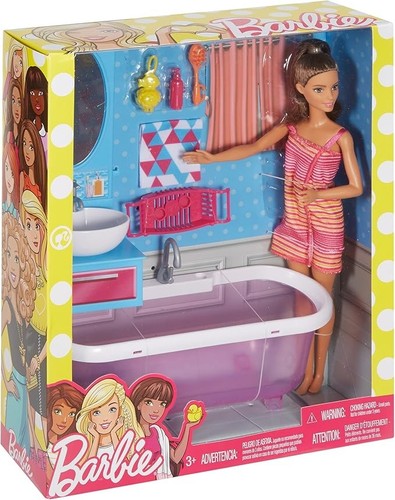 Barbie bagno dvx53 nuovo - barbie,