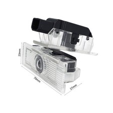 Kit Luci Led Logo Proiettori Auto Portiere Per Alfa Romeo 159 166 Mito Giulietta