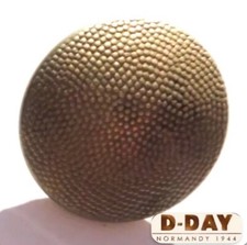 Originale WW2-TEDESCO BOTTONE RELIQUIA da Bunker: Fox Green Sector Omaha Beach D-Day
