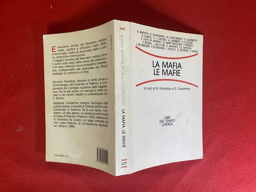 Mafia mafie tra vecchi e - mafia, le