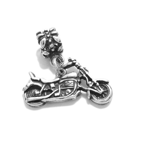 Charm perle euro - moto, in