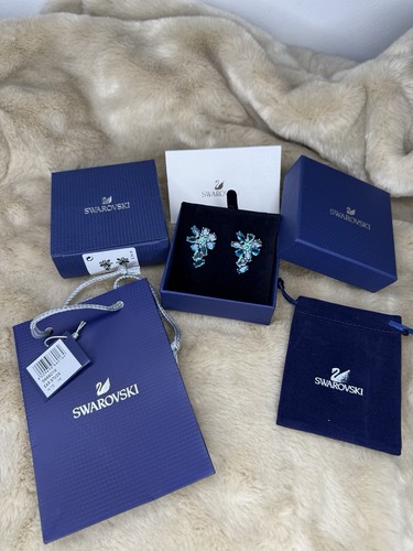 Orecchini swarovski rodio - orecchini,