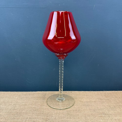 Vaso vetro palloncino - vetro, vintage