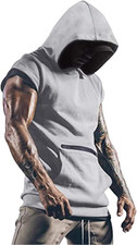 Uomo Bodybuilding Felpa Con