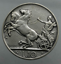RARA 10 LIRE BIGA 1929  * *