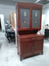 Credenza Base Con Alzata Anni 40/50 Tutta Massiccia Originale 100/100 