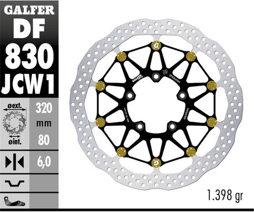 Galfer disco freno anteriore - freno,