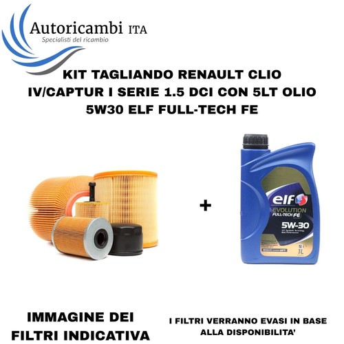 Tagliando filtri renault clio - tagliando,