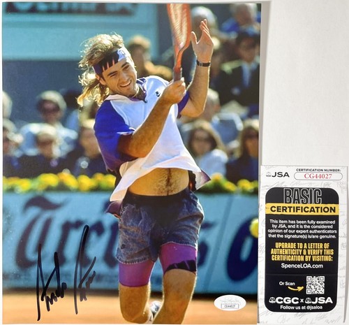 Foto firmata andre agassi open - foto,