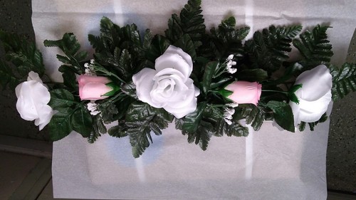 Centrotavola fiore di seta - fiore,