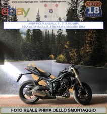 Sono Disponibili Ricambi moto usati Triumph Street Triple 675 2013 2017