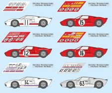 Decals Ford GT40 Le Mans 1966