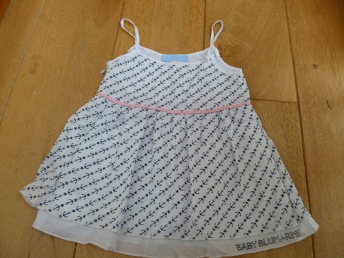 Baby blumarine bianco blu - bianco,