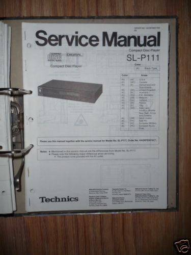 Manuale servizio technics - manuale,