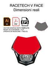Portafaro RACETECH V-FACE Vector Template