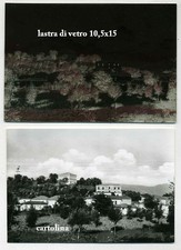 CASALVIERI - FROSINONE - DUE NEGATIVE IN LASTRA DI VETRO, CARTOLINE E NEGATIVE