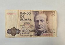 Banconota Spagna 5000 Pesetas