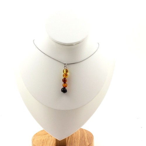 Collana perle ambra - collana, vera