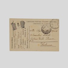 Cartolina in franchigia posta