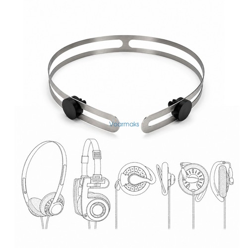 Metal headband for - metal, porta