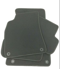 ASC tappetini auto AUDI A4 B8  2007-2015 VELLUTO GRIGIO SCURO alta qualità  set4