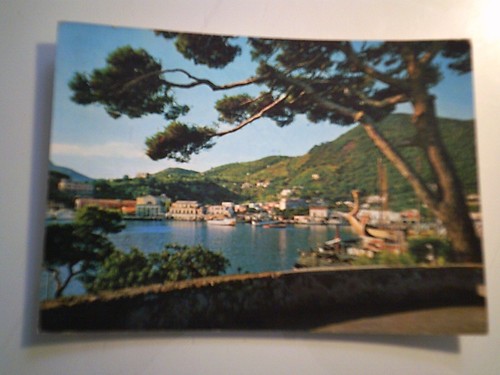 Cartolina viaggiata isola - cartolina,