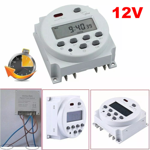 Timer lcd digitale 12v - lcd,