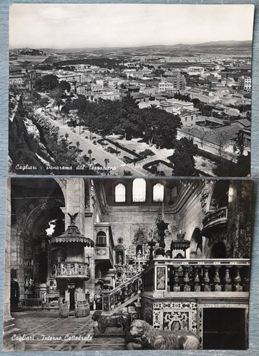 Cartoline cagliari antiche - cartoline,