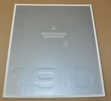 Brochure depliant Mercedes Benz 190 W201 1983 FR