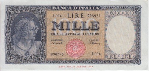 Italy p88a 000 1000 - ,