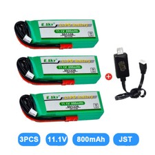 3pcs 3s batteria Lipo 11.1v