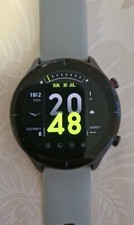 Amazfit GTR 2e, USATO, IN VENDITA CON DUE CINTURINI GRIGIO E NERO, FUNZIONANTE 