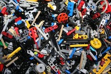 Lego (c) 250x Technic piccole parti - perni, assi, ingranaggio, connettore