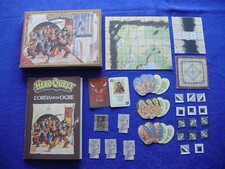 HEROQUEST espansione "L'ORDA DEGLI OGRE" SCATOLA+LIBRETTO+CARTE+TILES riprodotti