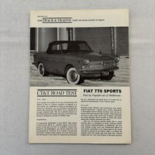 Fiat 770 Sports Car Track and