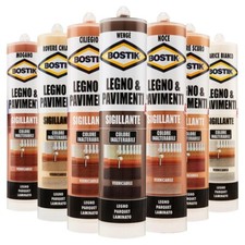 Bostik Sigillante Legno e Pavimenti Verniciabile Riempitivo Elastico da 300 ml.