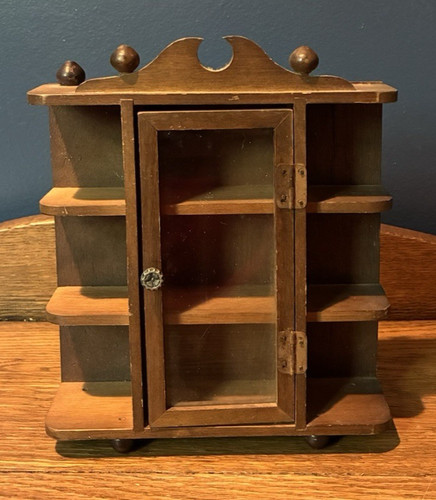 Armadio curio vintage legno - vintage,