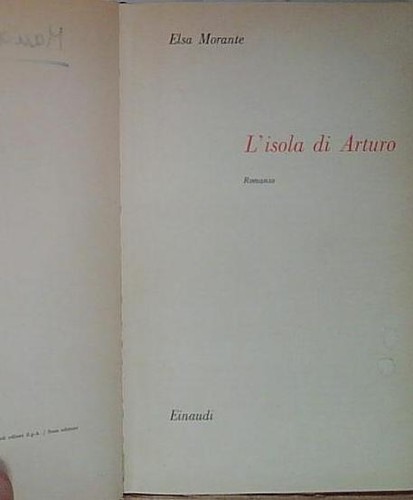 Morante isola arturo - morante, di
