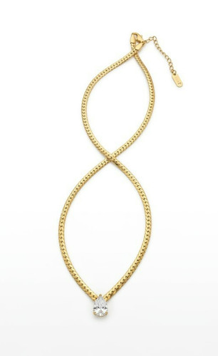 Collana catena snake con - collana, a