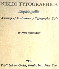 BIBLIO-TYPOGRAPHICA A Survey
