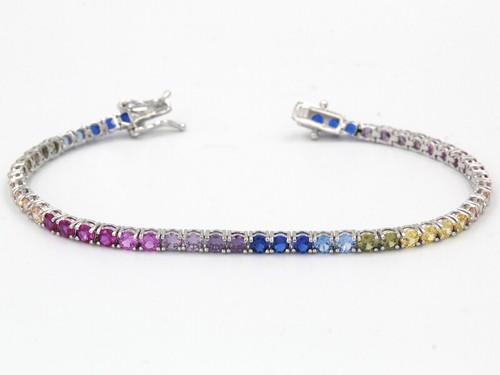 Bracciale tennis rainbow - bracciale,