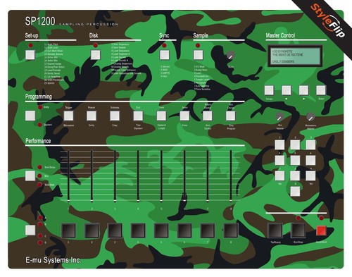 1200 skin verde - e-mu, |