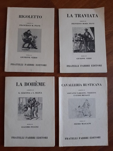 Libretti opere fratello fabbri - libretti,