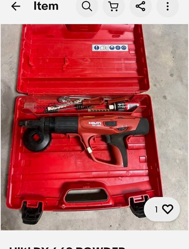 Hilti 460 powder actuated - hilti, dx