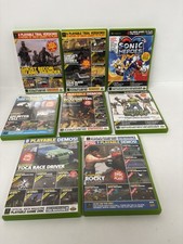 Lotto lavoro dischi demo Xbox originali Bundle x 8 Sonic, Rocky, Toca e altri