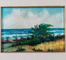 Macchia Mediterranea Marina Di Talamone PANCRAZIO SPINELLI OLIO SU TELA 1982